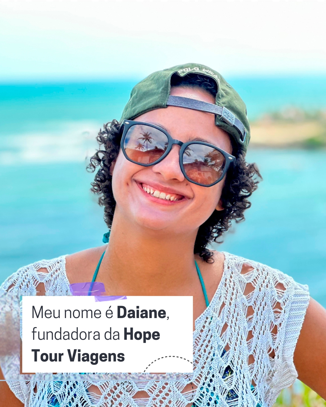 Foto da especialista da Hope Tour